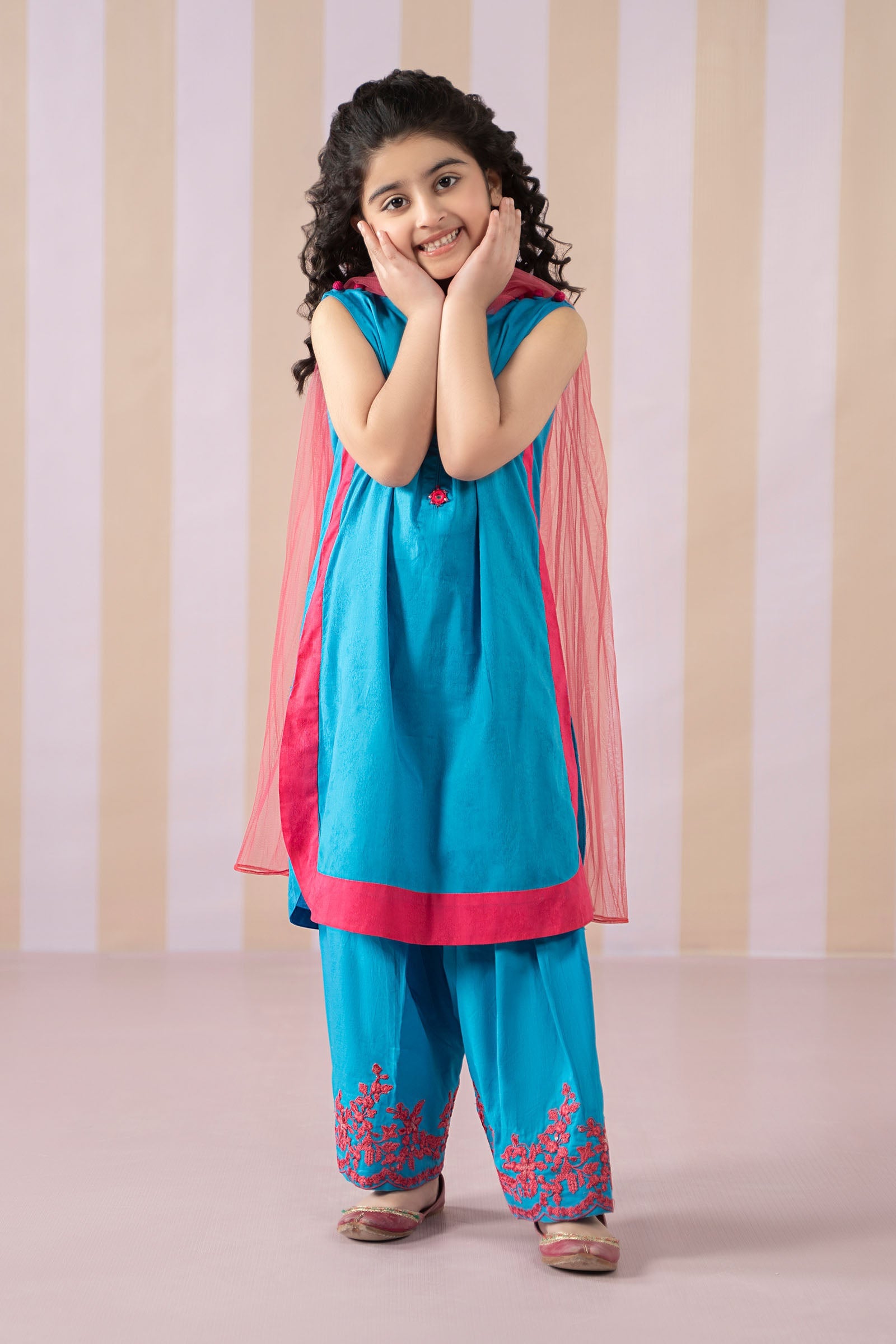 3 Piece Dyed Dobby Jacquard Suit