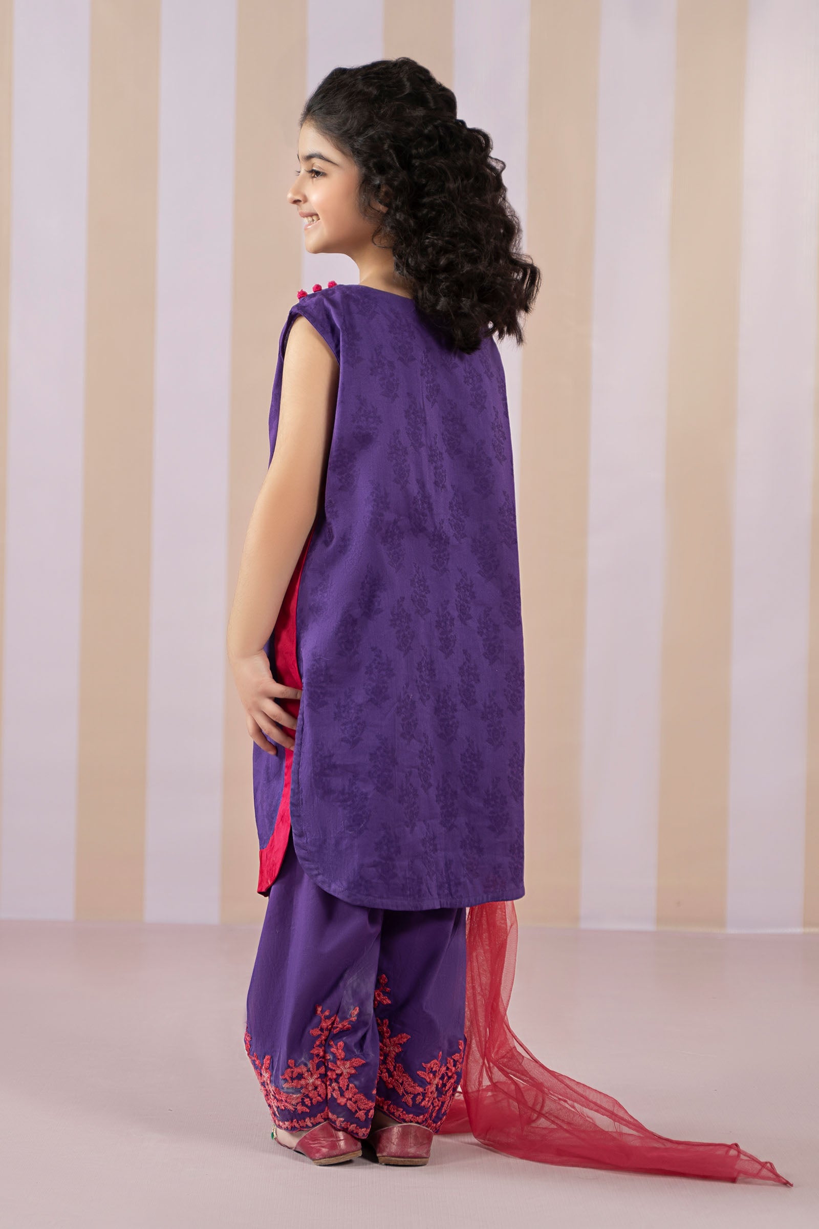 3 Piece Dyed Dobby Jacquard Suit