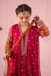 3 Piece Embroidered Chiffon Suit