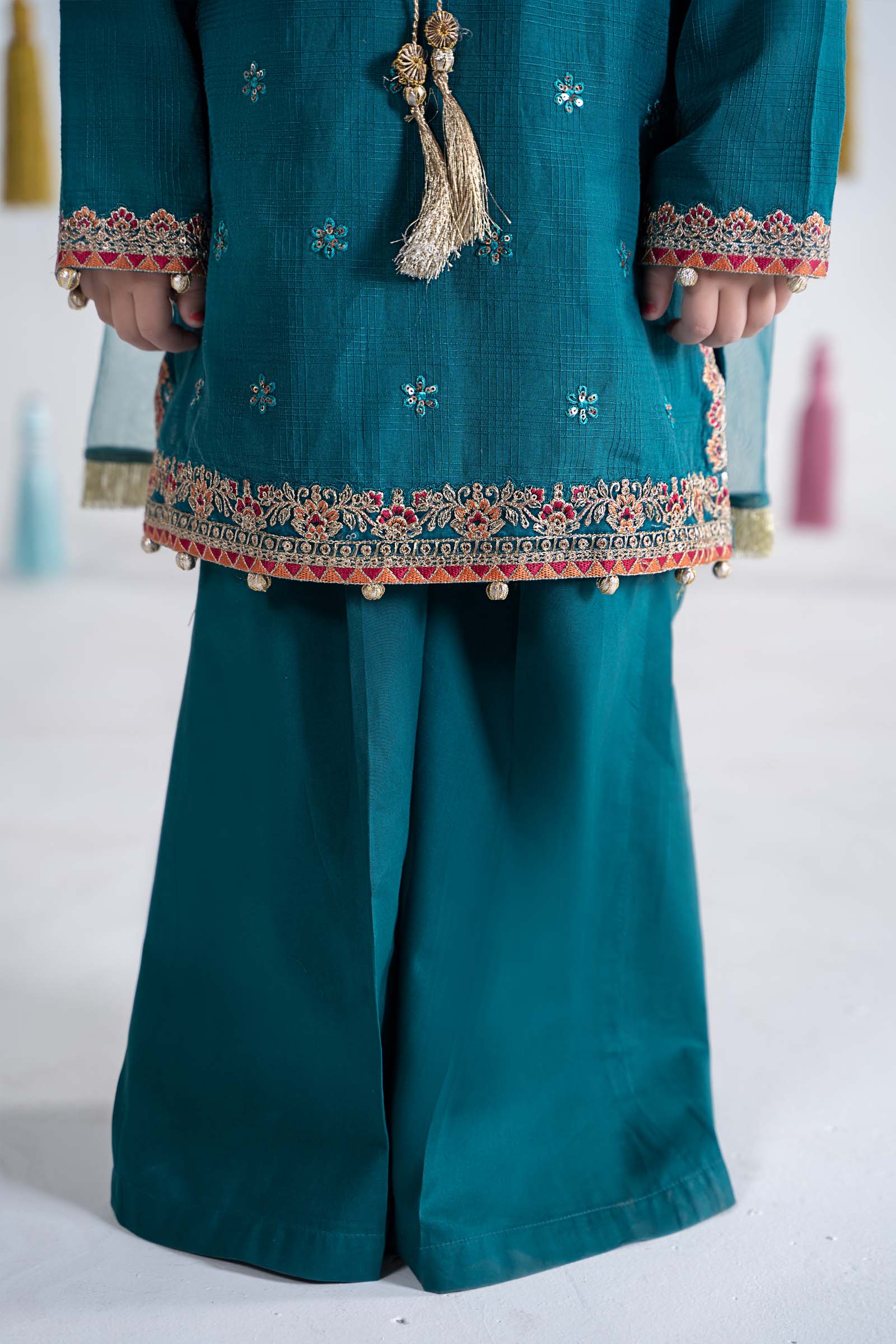 3 Piece Embroidered Doria Cotton Suit