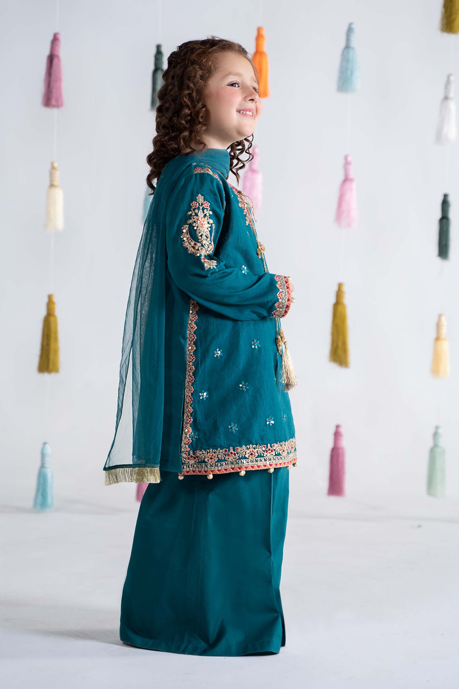 3 Piece Embroidered Doria Cotton Suit
