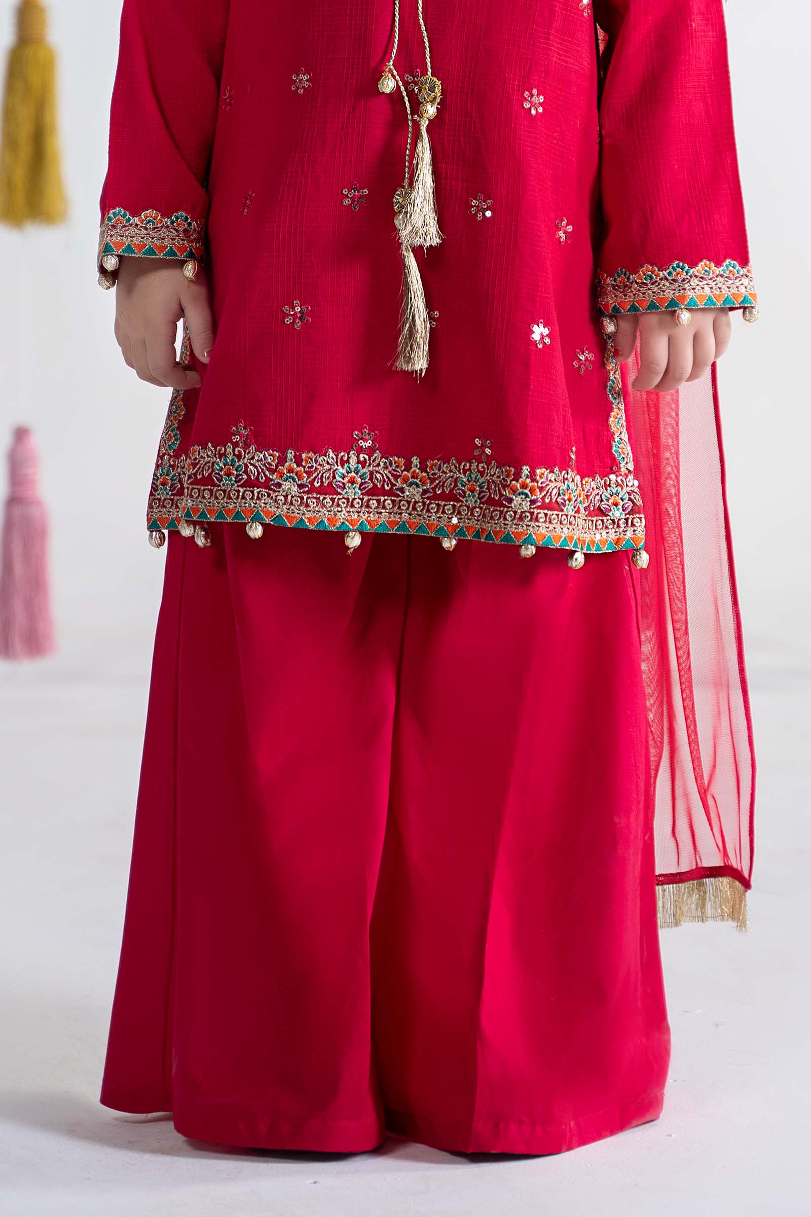 3 Piece Embroidered Doria Cotton Suit