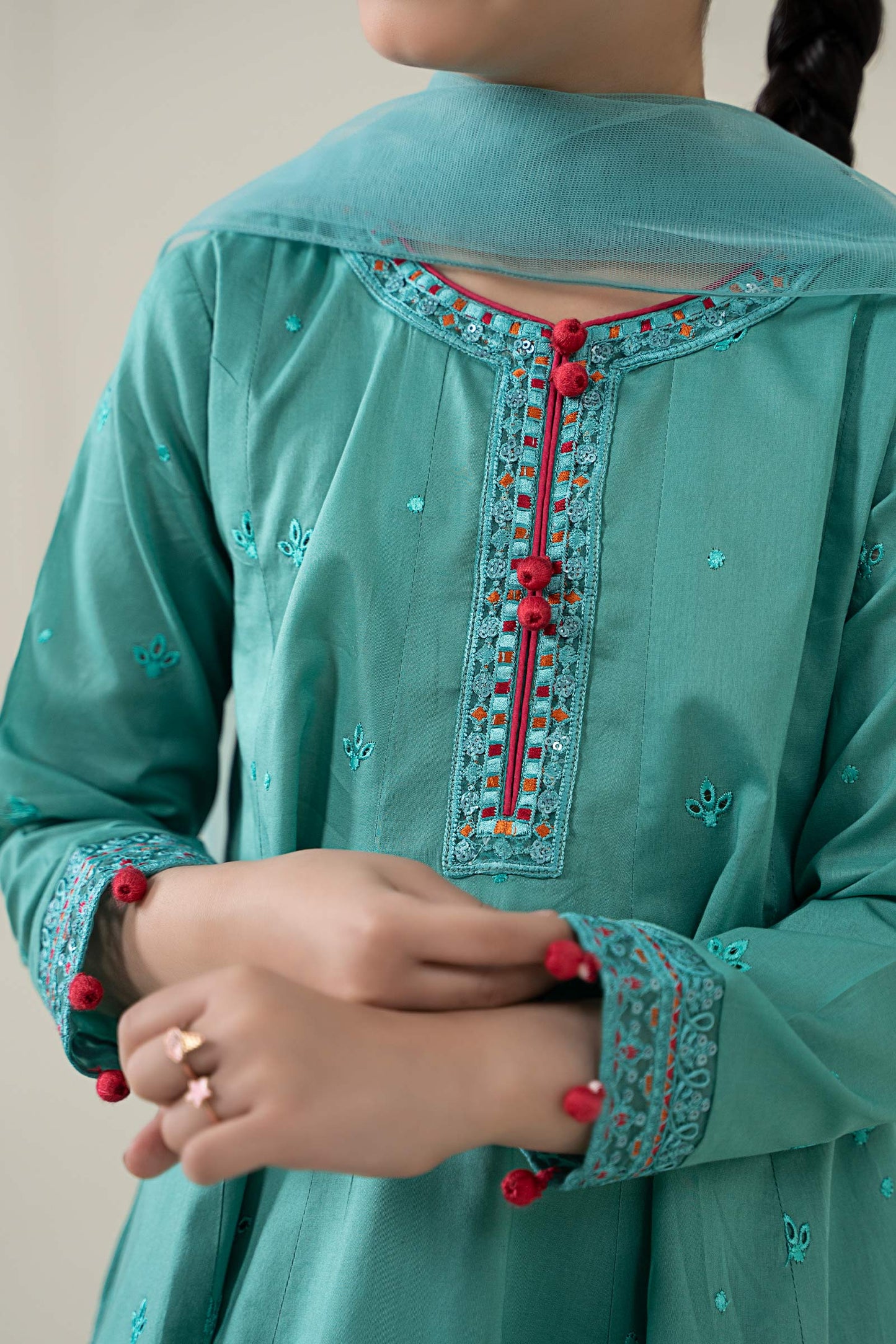 3 Piece Embroidered Lawn Suit