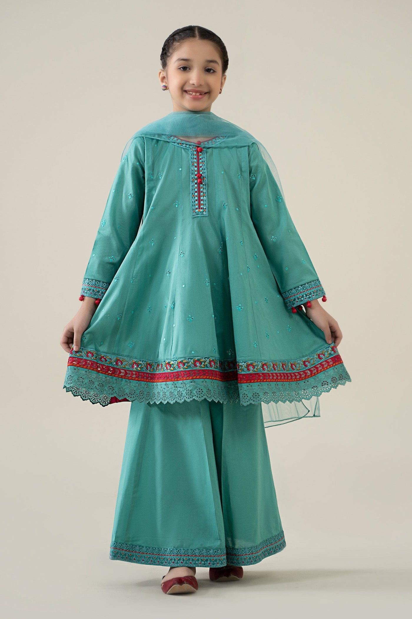 3 Piece Embroidered Lawn Suit