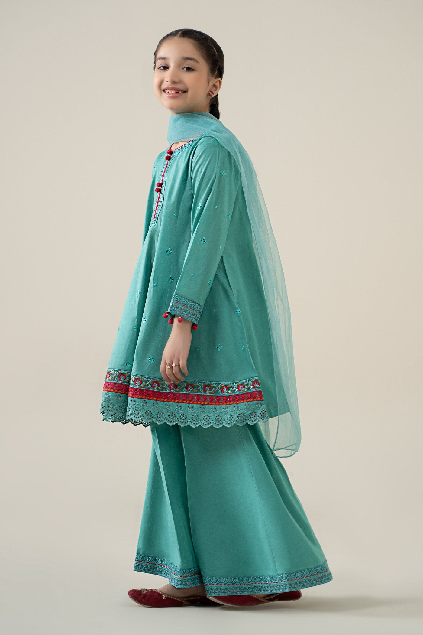 3 Piece Embroidered Lawn Suit