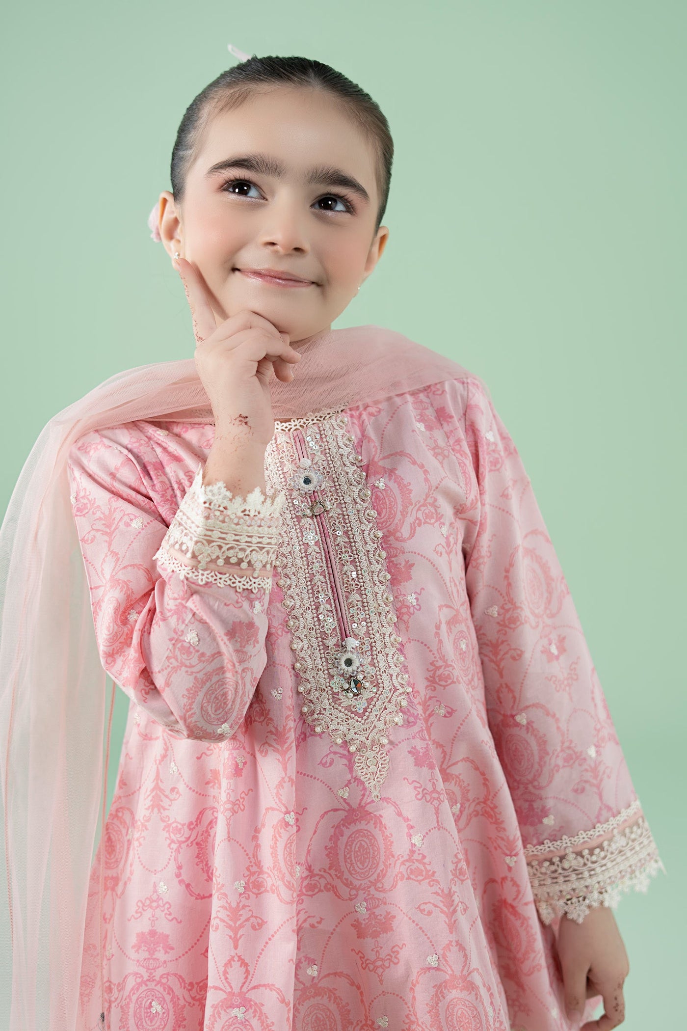 3 Piece Embroidered Lawn Suit | MKD-EA25-07