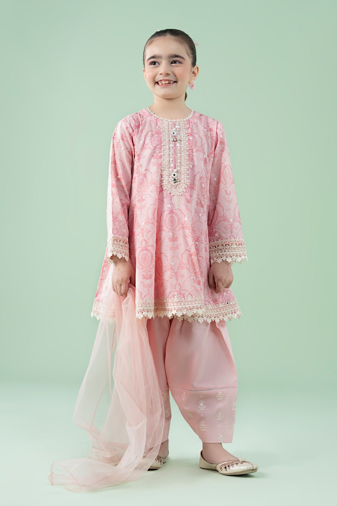 3 Piece Embroidered Lawn Suit | MKD-EA25-07