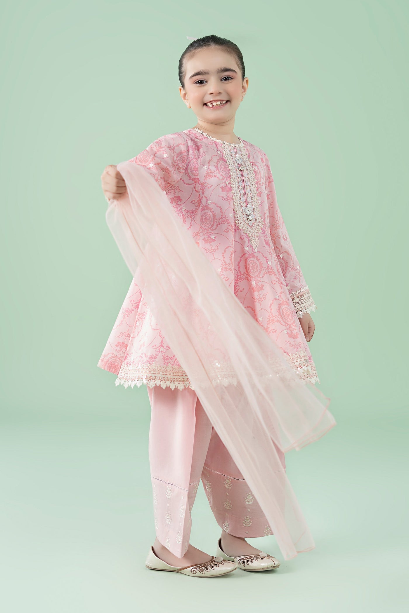 3 Piece Embroidered Lawn Suit | MKD-EA25-07