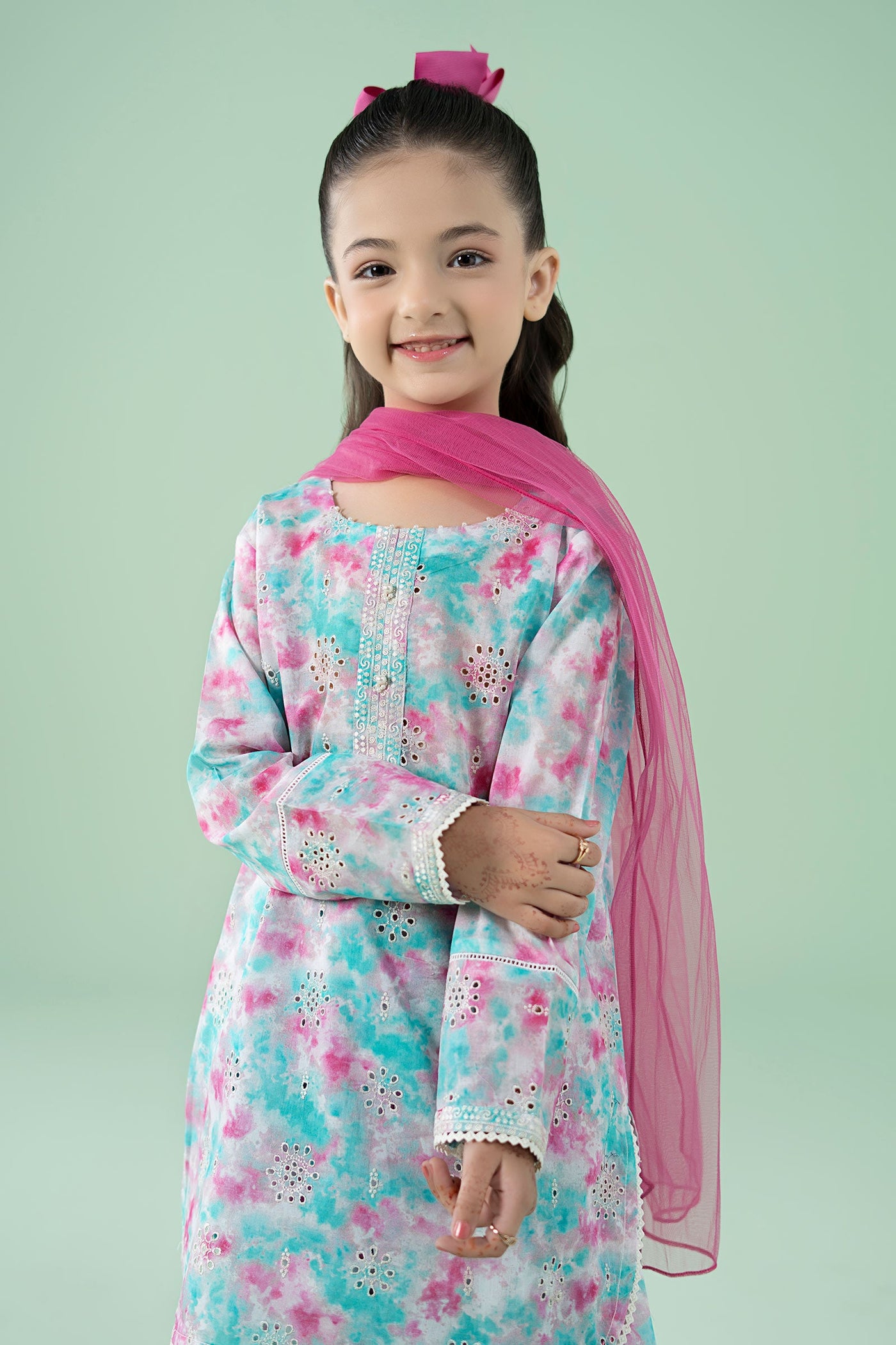 3 Piece Embroidered Lawn Suit | MKD-EA25-13
