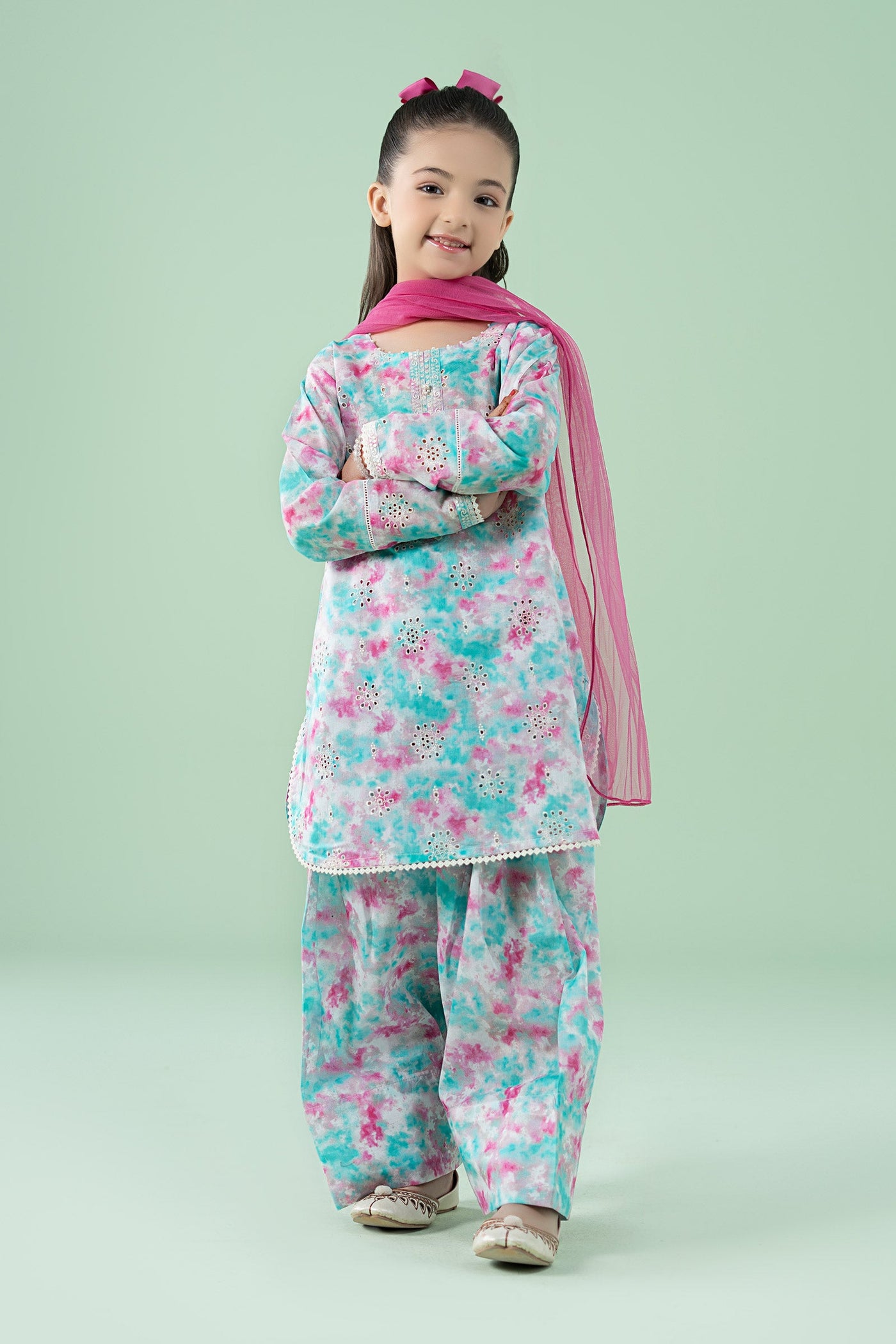 3 Piece Embroidered Lawn Suit | MKD-EA25-13