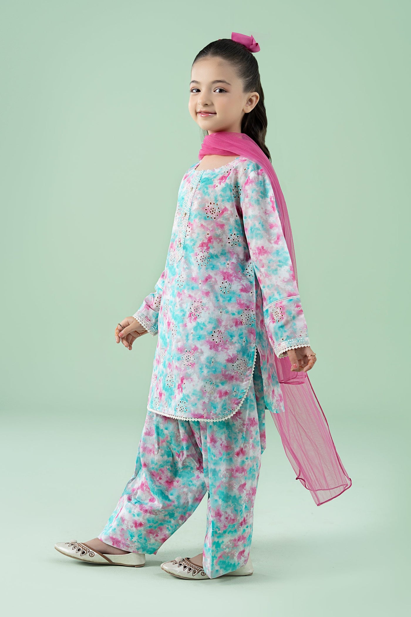 3 Piece Embroidered Lawn Suit | MKD-EA25-13