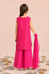 3 Piece Embroidered Organza Suit
