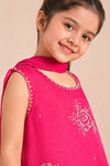 3 Piece Embroidered Organza Suit
