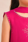 3 Piece Embroidered Organza Suit
