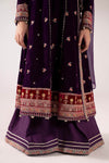 3 Piece Embroidered Velvet Suit