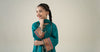 3 Piece Embroidered Raw Silk Suit