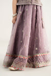3 Piece Embroidered Poly Organza Suit