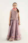 3 Piece Embroidered Poly Organza Suit