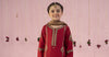 3 Piece Embroidered Raw Silk Suit