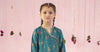 3 Piece Embroidered Raw Silk Suit
