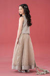 3 Piece Embroidered Raw Silk Suit