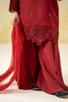 3 Piece Embroidered Organza Suit