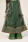 3 Piece Embroidered Cotton Net Suit