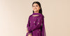 3 Piece Embroidered Raw Silk Suit