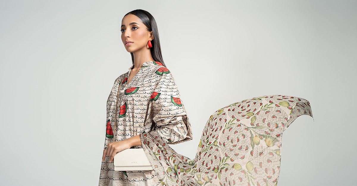3 Piece Printed Lawn Suit