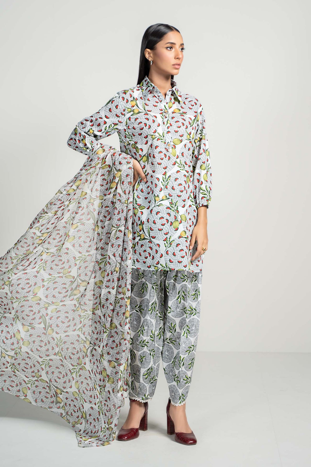 3 Piece Printed Lawn Suit