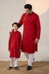 Dyed Dobby Kurta