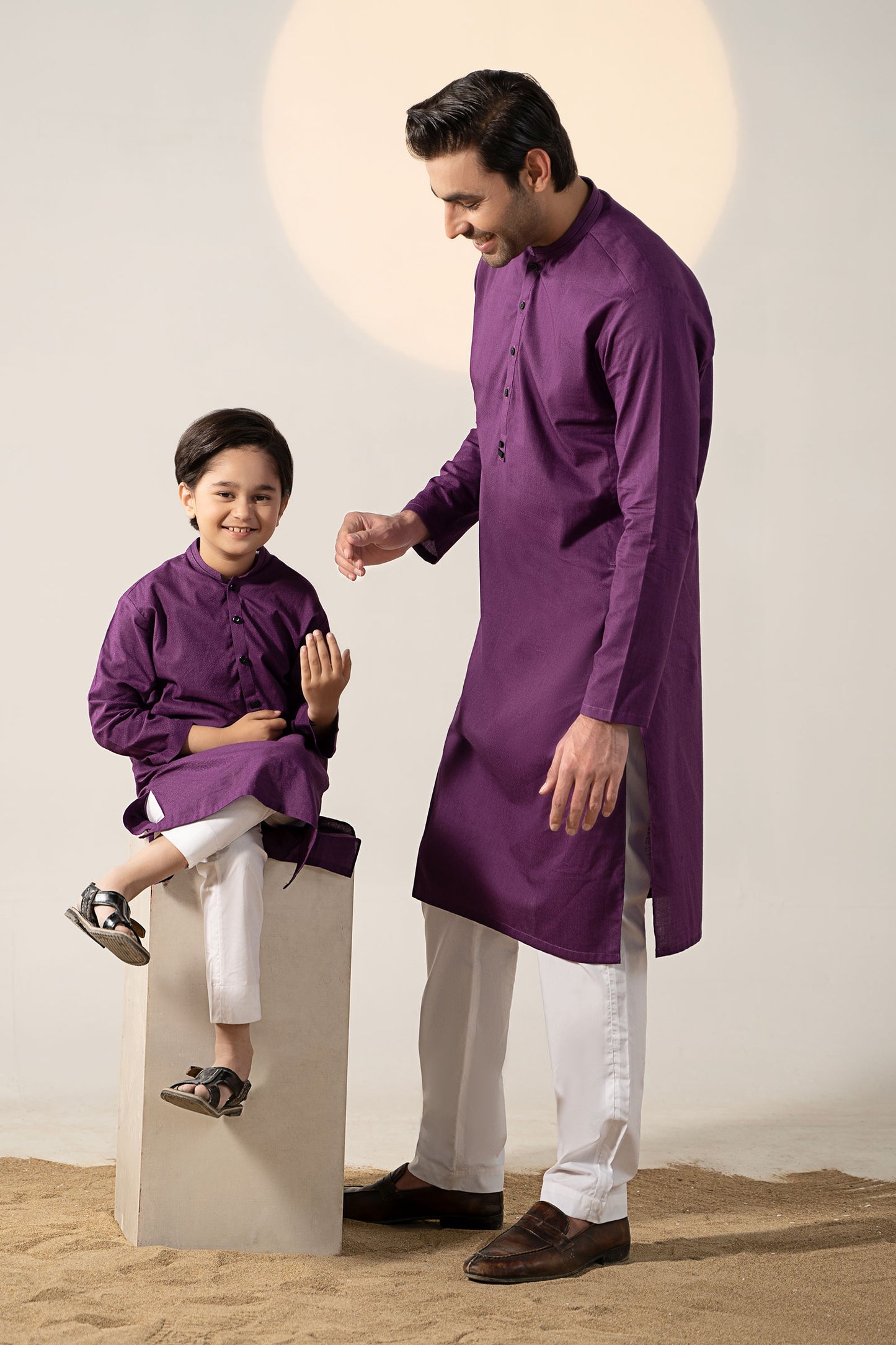 Dyed Dobby Kurta