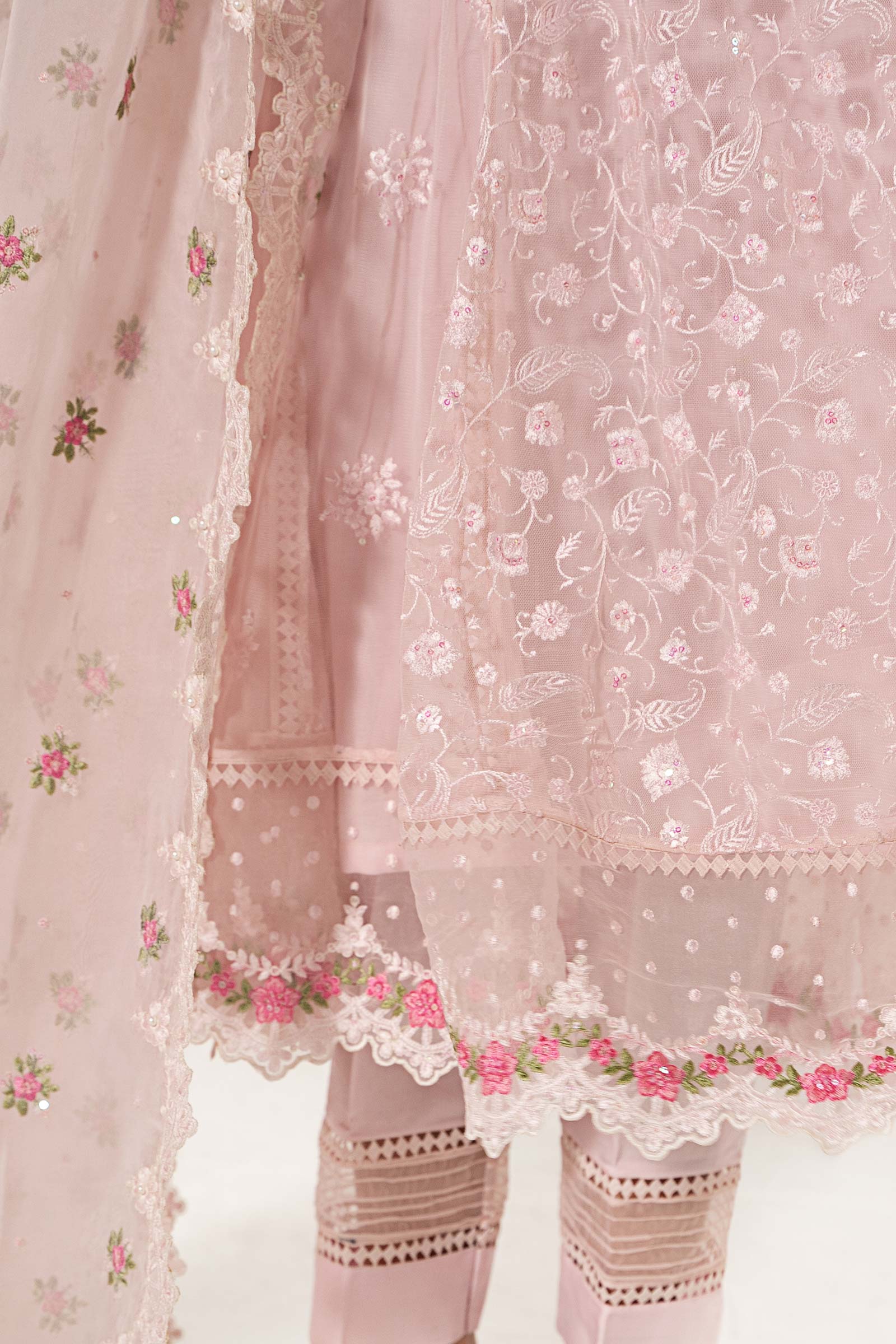 3 Piece Embroidered Suit