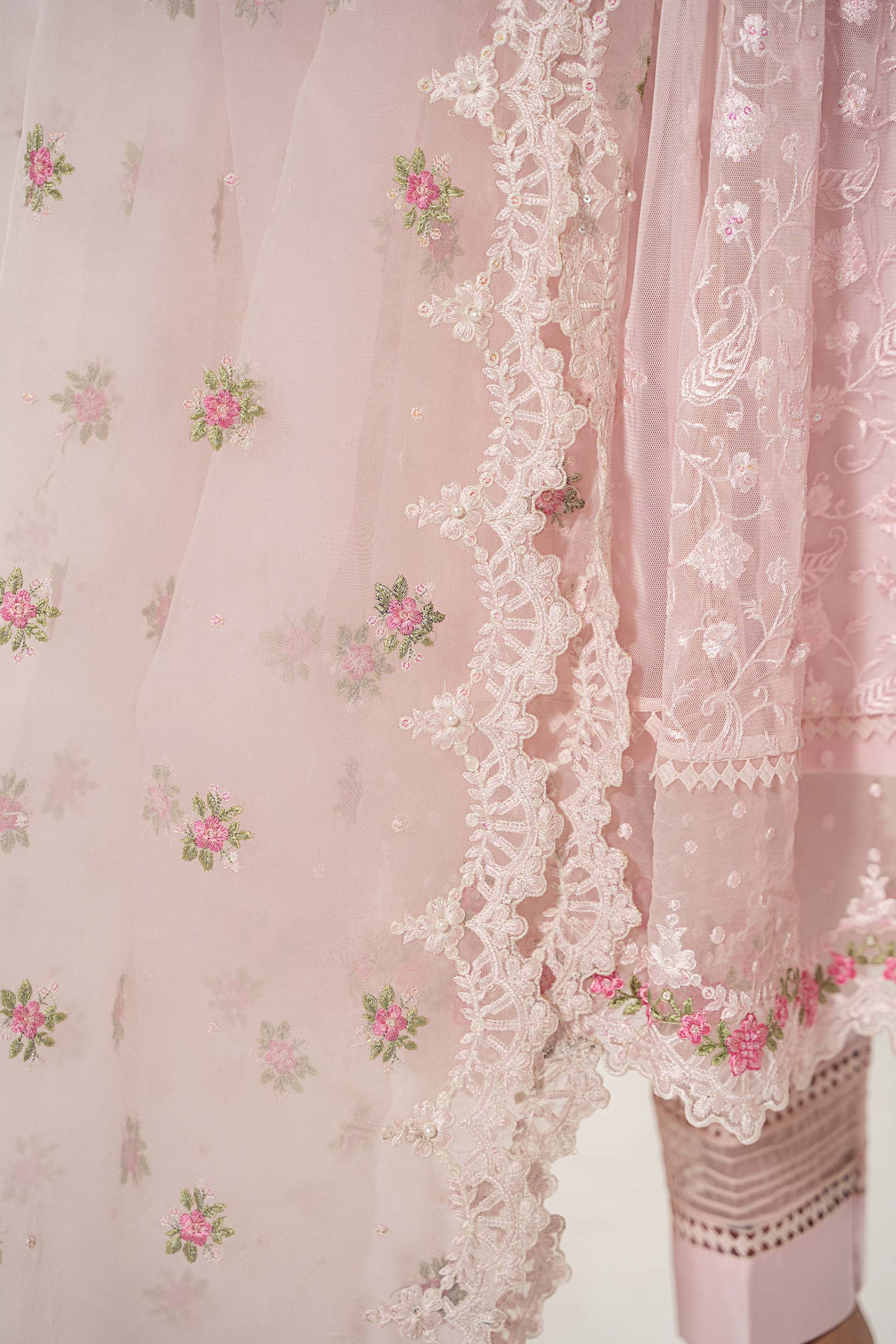 3 Piece Embroidered Suit