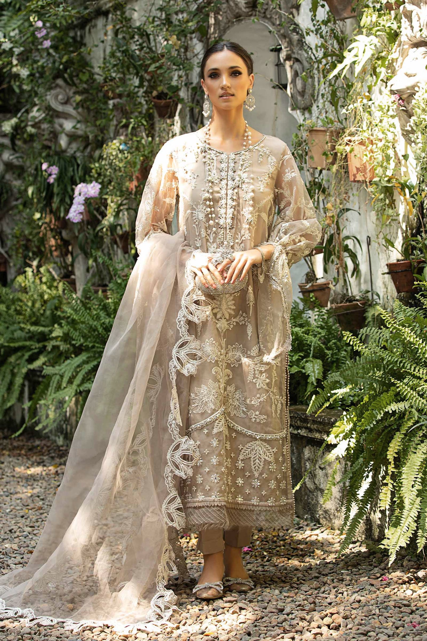 3 Piece Embroidered Suit