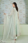 3 Piece Embroidered Organza Suit