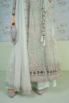 3 Piece Embroidered Organza Suit