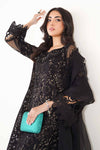 3 Piece Embroidered Organza Suit