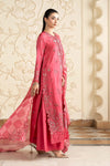 3 Piece Embroidered Tissue Silk Suit