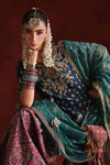 3 Piece Embroidered Raw Silk Suit
