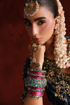 3 Piece Embroidered Raw Silk Suit