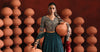 3 Piece Embroidered Raw Silk Suit