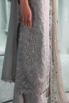3 Piece Embroidered Tissue Silk Suit