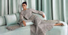 3 Piece Embroidered Tissue Silk Suit