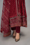 3 Piece Embroidered Chiffon Suit