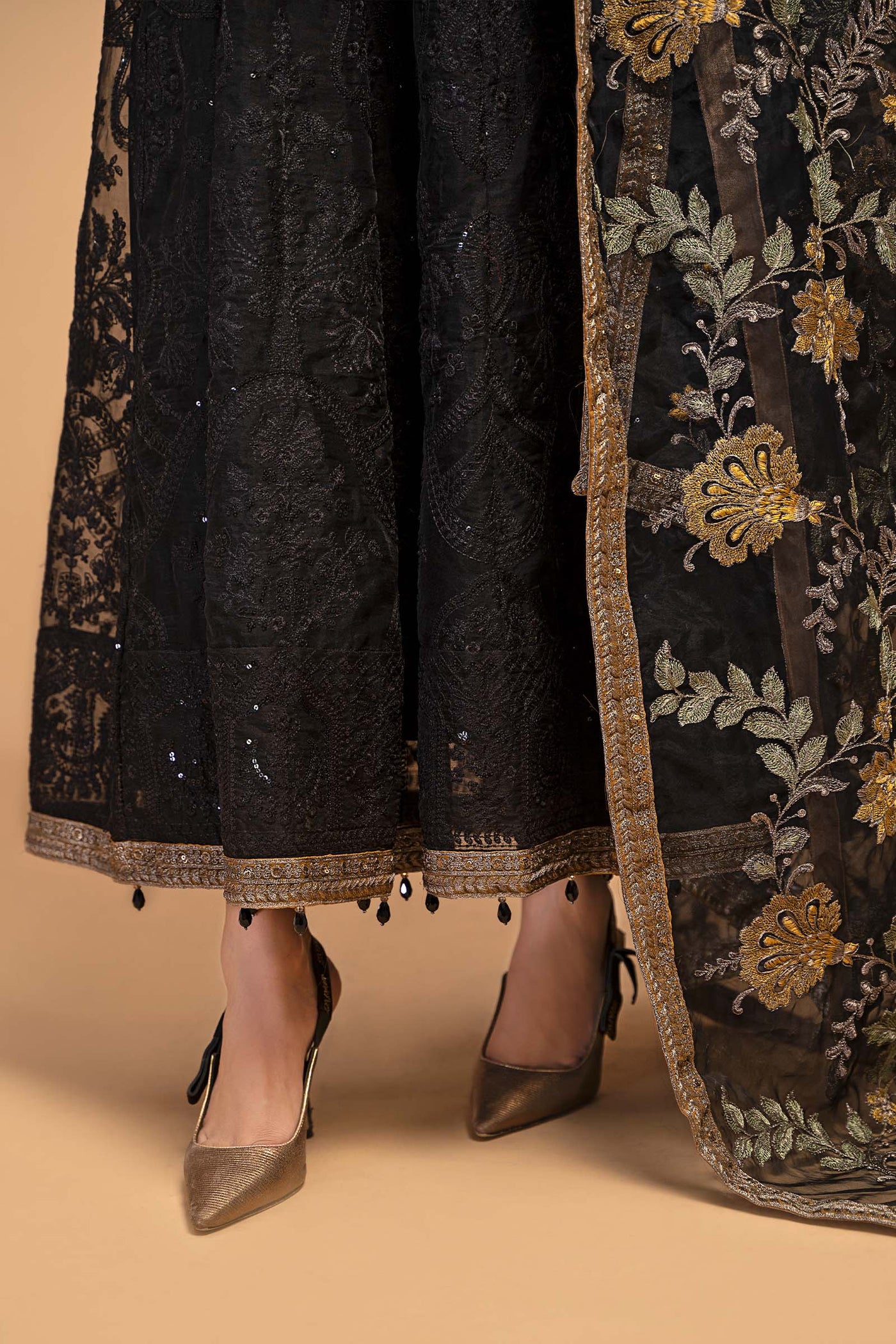 3 Piece Embroidered Suit