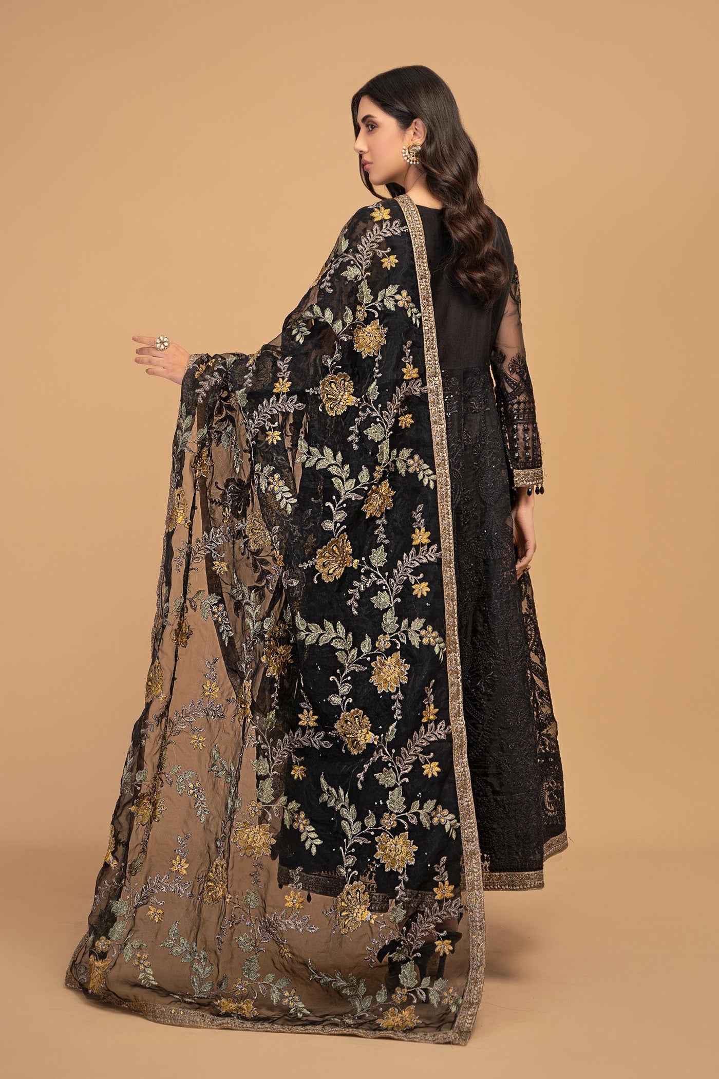 3 Piece Embroidered Suit