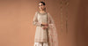 3 Piece Embroidered Organza Suit