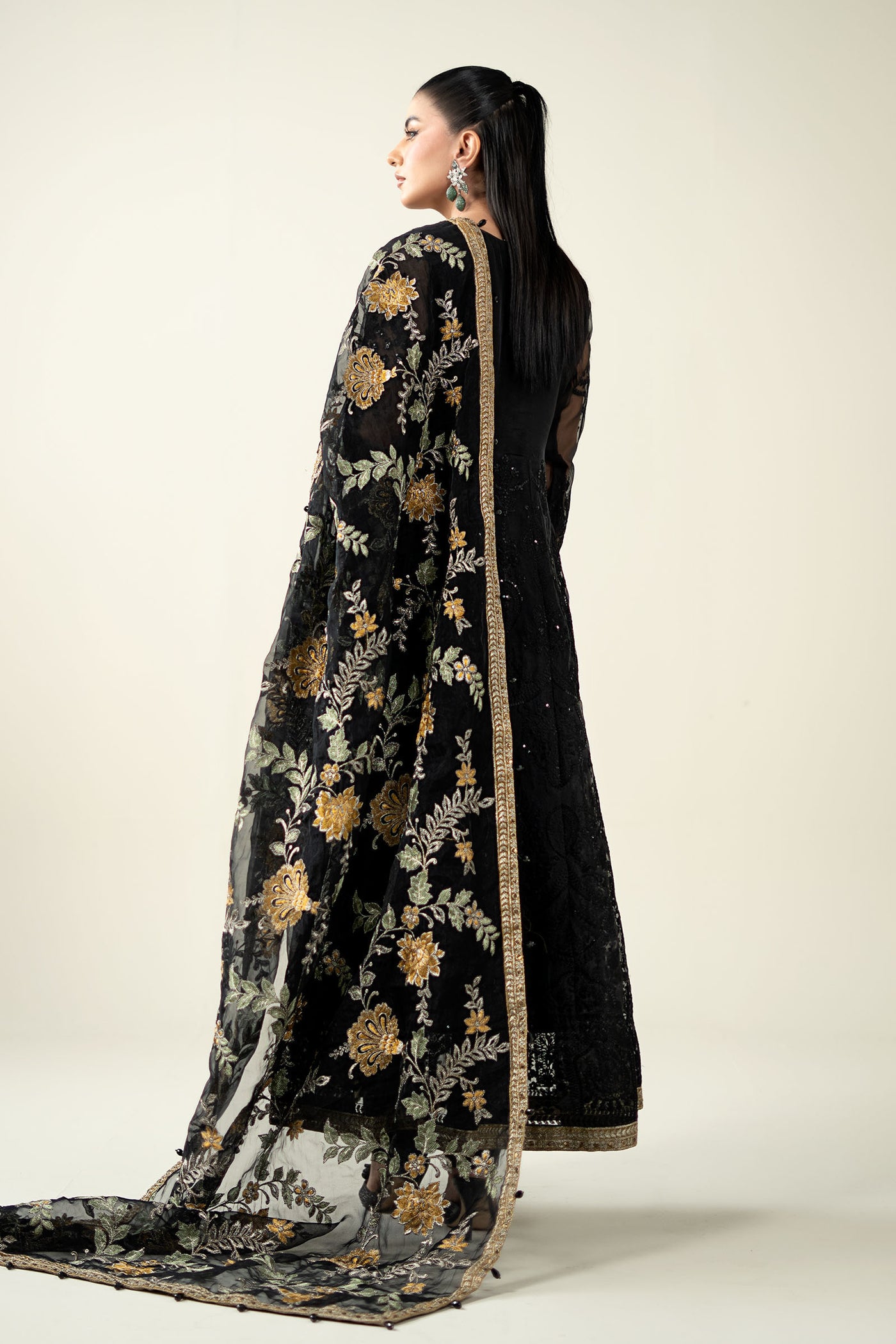 3 Piece Embroidered Suit