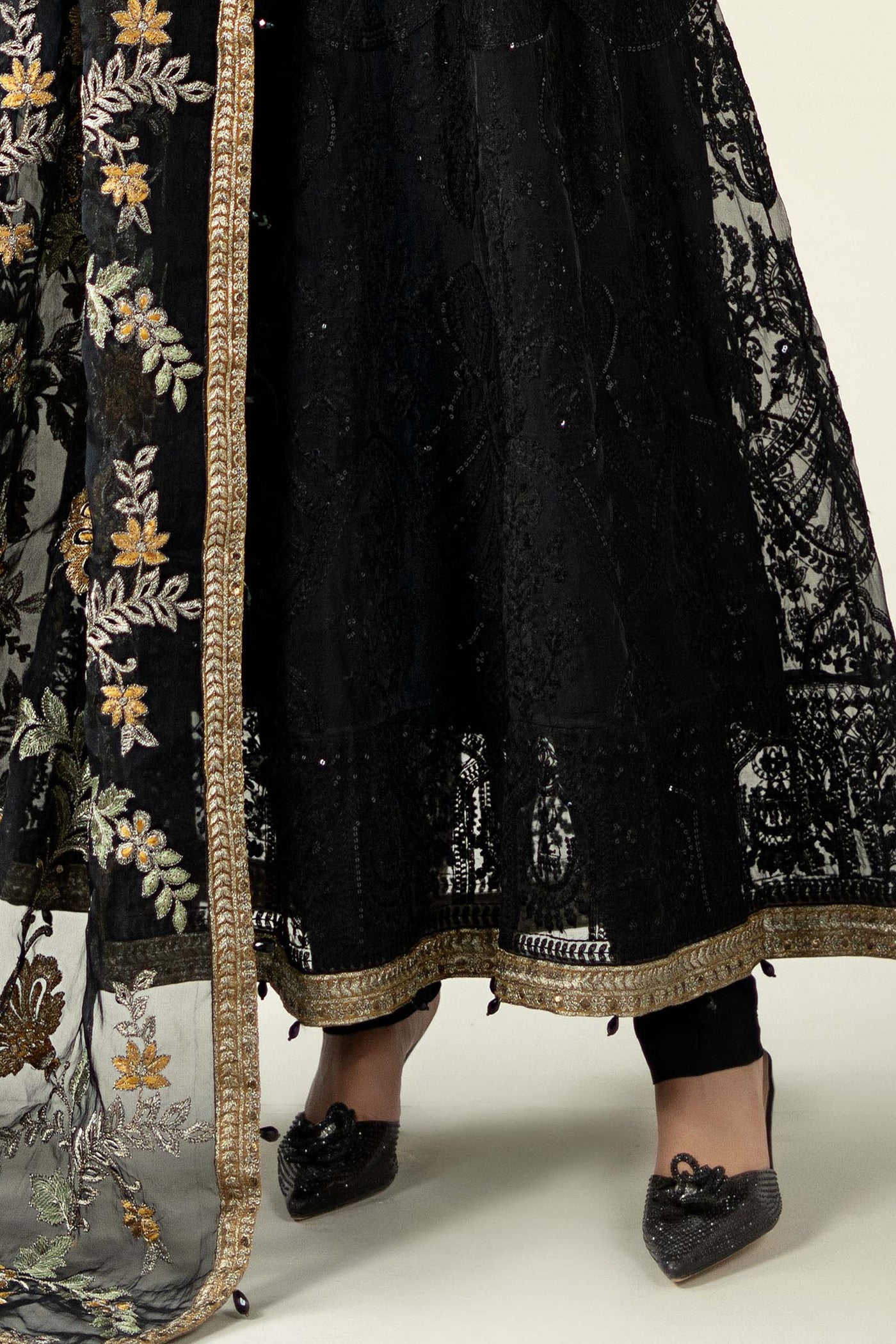 3 Piece Embroidered Suit